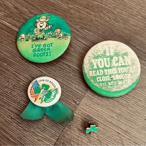 Button Set vintage pins Ireland